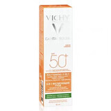 Vichy Capital Soleil 3 en 1 Crème matifiante anti-brillance avec SPF 50+, 50 ml