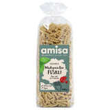 Amisa fusilli de riz complet sans gluten, 500 g, Bio Holistic