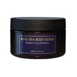 Dead Sea Salt &amp; Tobacco &amp; Vanilla Oil Body Scrub, 400 g, Dead Sea Pearls