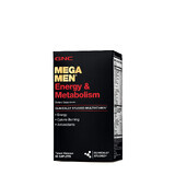 Gnc Mega Men Energy & Metabolism, Complexe Multivitaminique pour Hommes, Energie et Métabolisme, 90 Tb