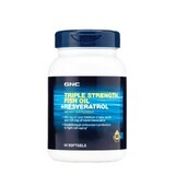 Gnc Triple Strength Visolie + Resveratrol, Visolie en Resveratrol, 60 Cps