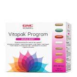 Gnc Women's Ultra Mega Whole Body Vitapak Program, Multivitaminencomplex voor ondersteuning van het hele lichaam, 30 pakjes