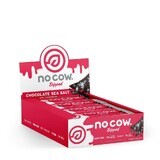 No Cow Dipped Chocolate Salted Caramel, Veganer Proteinriegel mit Schokoladengeschmack und gesalzenem Karamell, 60 g