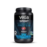 Vega Sport Premium Protein, proteine ​​vegetali, al gusto di frutti di bosco, 801 G