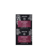 Masque anti-rides pour les yeux à l'extrait de raisin, 2 x 2 ml, Apivita