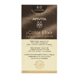 Vopsea pentru par My Color Elixir, nuanta 8.0, Apivita