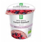 Porridge Bio din ovaz integral cu fructe de padure, 60 g, Auga