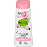 Alverde Naturkosmetik Lait démaquillant à la rose, 200 ml