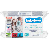 Babylove Sensitive Wet Wipes Pack, 160 stuks