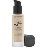 Catrice All Matt Shine Control Foundation 010N Neutraal Licht Beige, 30 ml