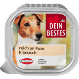 Croquettes pour chiens Dein Bestes avec beaucoup de viande de dinde, 150 g