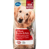 Dein Bestes Nourriture sèche avec du riz, des légumes et de la viande de bœuf pour chiens, 3 kg