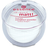 Essence Cosmetics All about matt! fixerend compactpoeder, 8 g