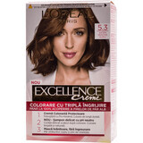 Loreal Paris EXCELLENCE CREME Tintura permanente per capelli con ammoniaca 5.3, 1 pz