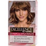 Loreal Paris  EXCELLENCE CREME Vopsea de păr permanentă cu amoniac 7, 1 buc