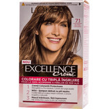 Loreal Paris EXCELLENCE CREME Permanentes Haarfärbemittel mit Ammoniak 7.1, 1 Stück