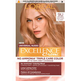 Loreal Paris EXCELLENCE CREME Permanente haarkleuring 9U lichtblond, 1 st