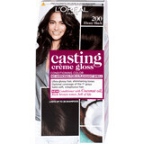 Loreal Paris CASTING CREME GLOSS Haarfärbemittel 200 Ebenholz schwarz, 1 Stück