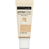 Maybelline New York Affinitone foundation 03 Licht zand beige, 30 ml