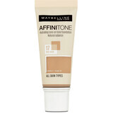 Fondotinta Maybelline New York Affinitone 17 Rose Beige, 30 ml