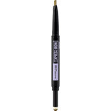 Maybelline New York Express Brow Satin Duo Wenkbrauwpotlood 01 Donker Blond, 2 g