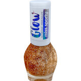 Miss Sporty Glow Glitter lac de unghii 040 Golden Warmth, 7 ml