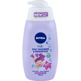 Nivea Kids 2in1 shampoo en douchegel met bessen, 500 ml