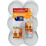 Bougies pastilles Profissimo Maxi, durée de combustion 10H, 12 pcs