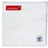 Serviettes de table Profissimo, blanches, 30 pièces