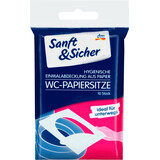 Sanft&Sicher Toilettensitzbezug, Papier, 10 Stück.