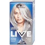 Schwarzkopf Live Vopsea de păr permanentă U71 Metallic Silver, 142 g