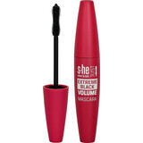 S-he colour&amp;style Just extreme volume mascara nr. 170/001, 12 ml