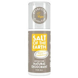 Salt Of The Earth, spray déodorant unisexe à l'ambre et au bois de santal, 100 ml, Crystal Spring