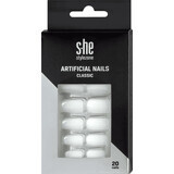 S-he colour&amp;style Classic kunstnagels, 1 set