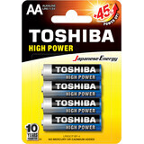 Toshiba batterijen R6-AA, 4 stuks