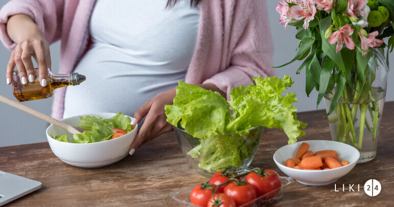 Richtige Ernährung während der Schwangerschaft - beste Produkte und nützliche Nahrungsergänzungsmittel