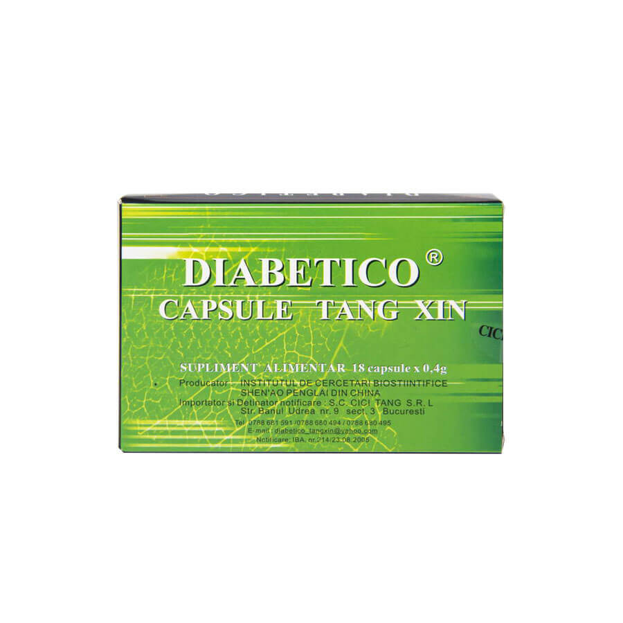 Diabetico - Tang Xin Kapseln, 18 Kapseln, China