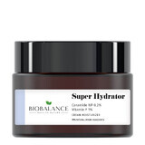 Super Hydrator Intensief Hydraterende Repair Cream met Ceramide 0.2% + Vitamine F 1%, Bio Balance, 50 ml