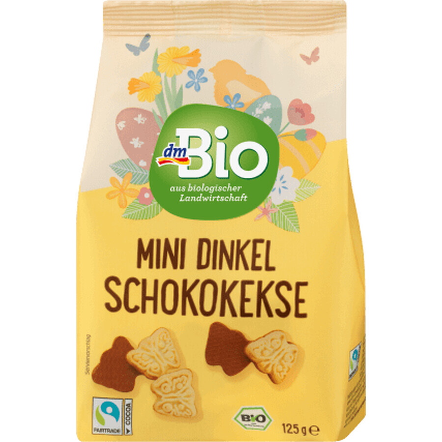 DmBio Mini chocoladekoekjes in de vorm van een Eco vlinder, 125 g