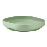 Assiette en silicone avec ventouse, vert sauge, Beaba