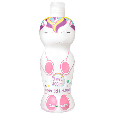 Gel douche et shampoing Licorne, 400 ml, Air Val