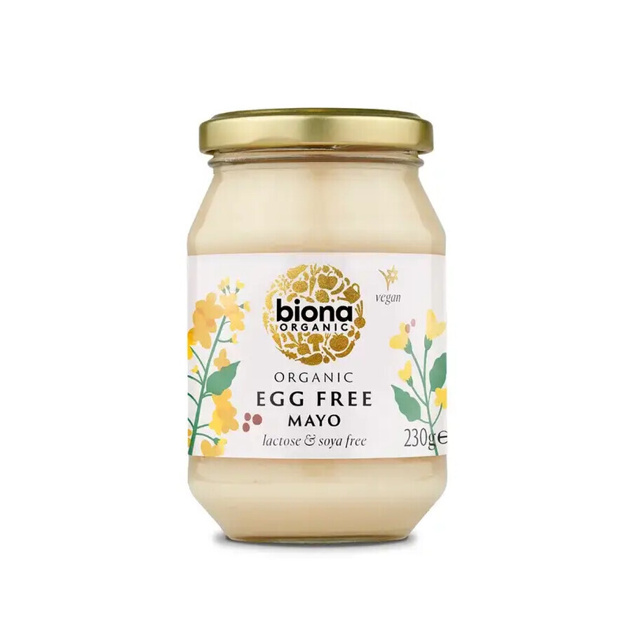 Mayonnaise bio sans oeuf, 230 gr, Biona