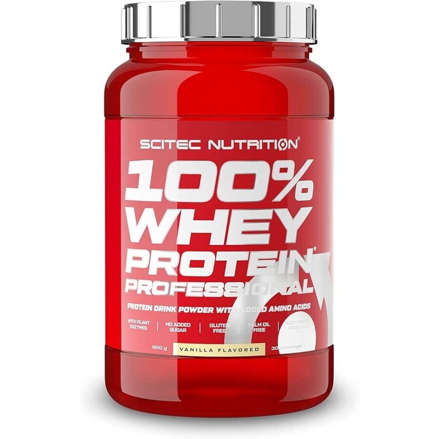 100% Whey Protein Professional Scitec Nutrition, Vanilla, 920 g
