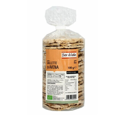 Rondele din ovaz Galette, 100 gr, Fior di Loto