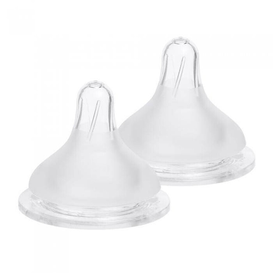 Jeu de tétines en silicone de qualité supérieure, taille S, 0 - 3 mois, Spectra