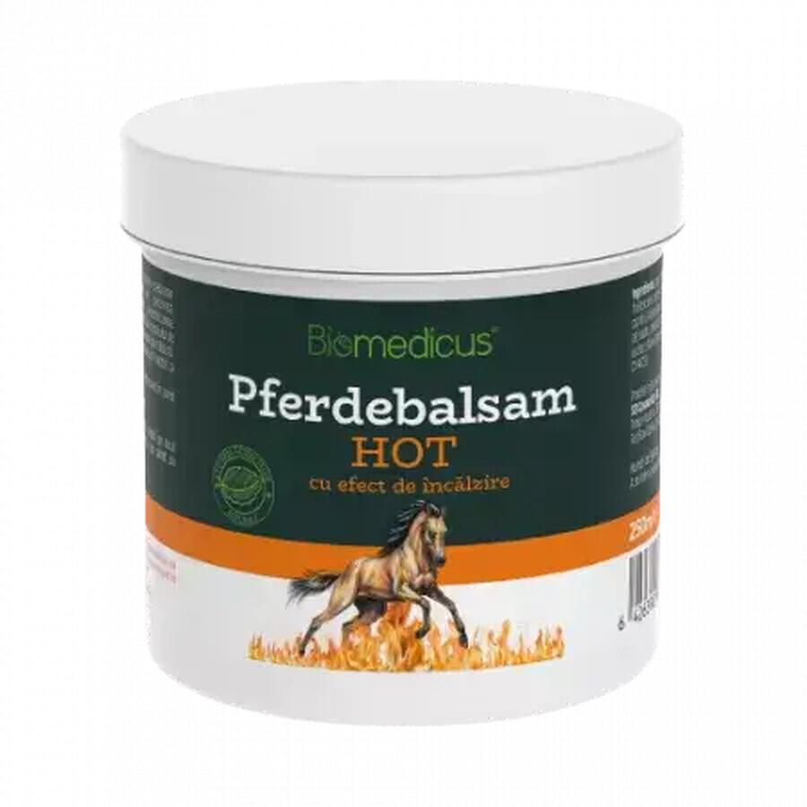 Paardenkracht balsem met chili Pferdebalsam, 250 ml, Biomedicus