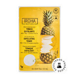 Exfoliërende gezichtspads met 1% AHA 1% PHA en ananas, 10 stuks, Iroha