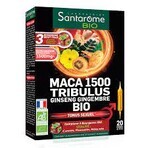 Maca 1500 Tribulus, 20 flesjes, Santarome