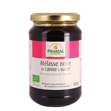 Mélasse noire biologique, 450 g, Primeal