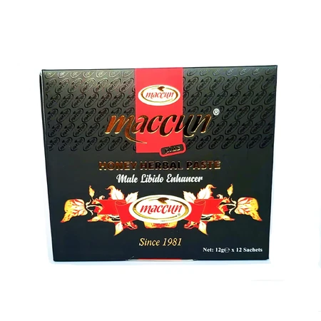Maccun Honingpasta voor potentie, 12 zakjes x 12 g